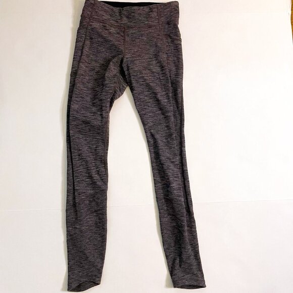 Athleta Girl Dark Grey Tulip-Hem Leggings, Size 12 - Picture 1 of 4